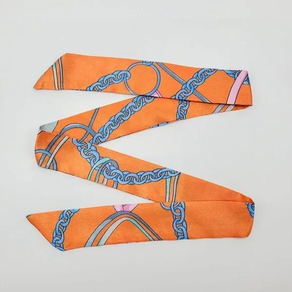 Skinny Scarf | Hand Bag, Neck Scarf (2 pieces) - Color Set #1 / Brand NEW - Picture 6 of 16